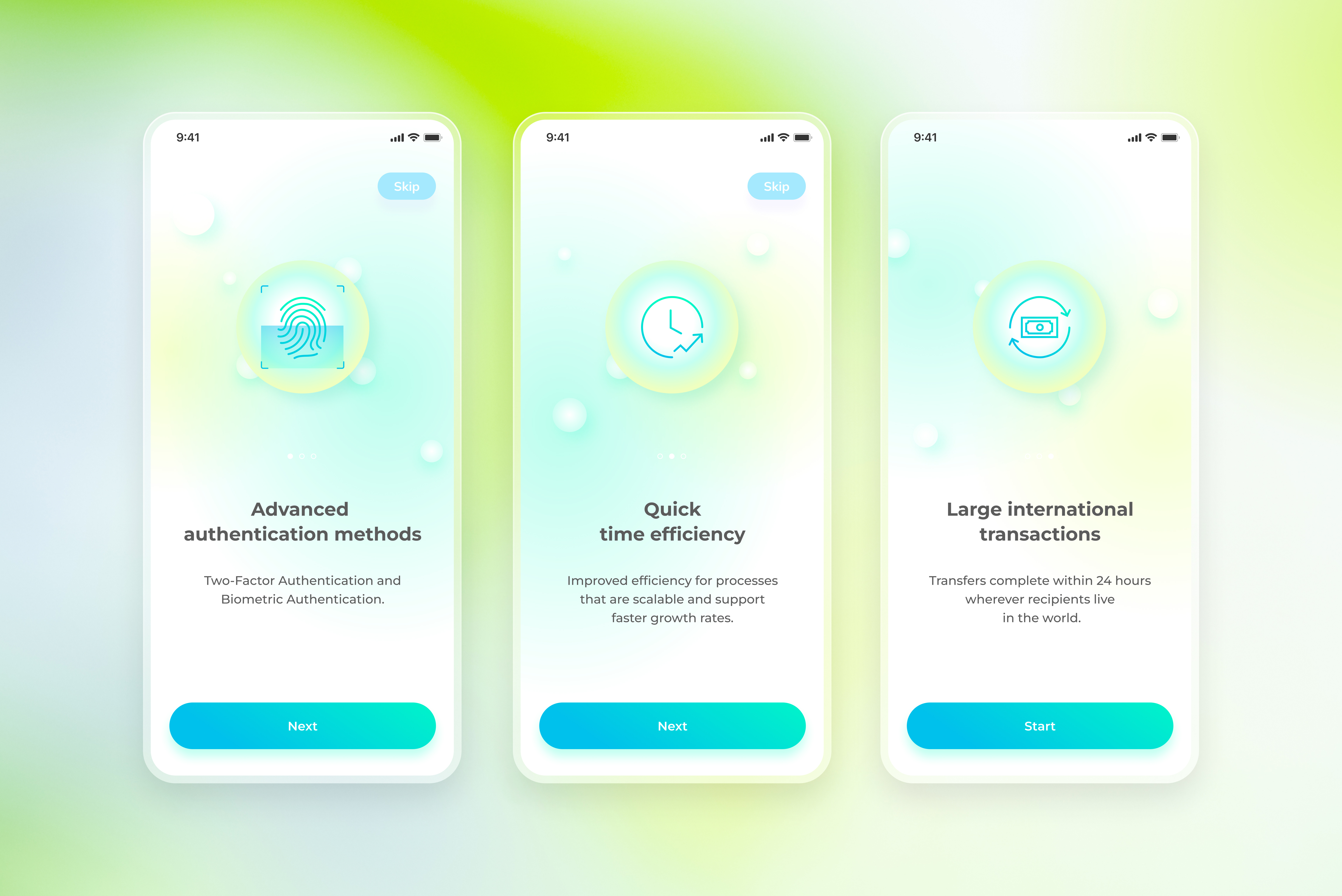 Ecosystem Banking App Onboarding UI app branding colors design experience icon ios typography ui ux