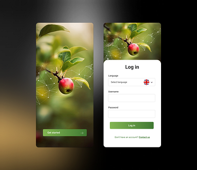 Log In Page app design designer log in mobile app ui ux webdesign