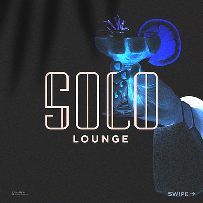 Solo Lounge bar art brand brand agency branding creative design design studio graphic design icon inspiration logo typography