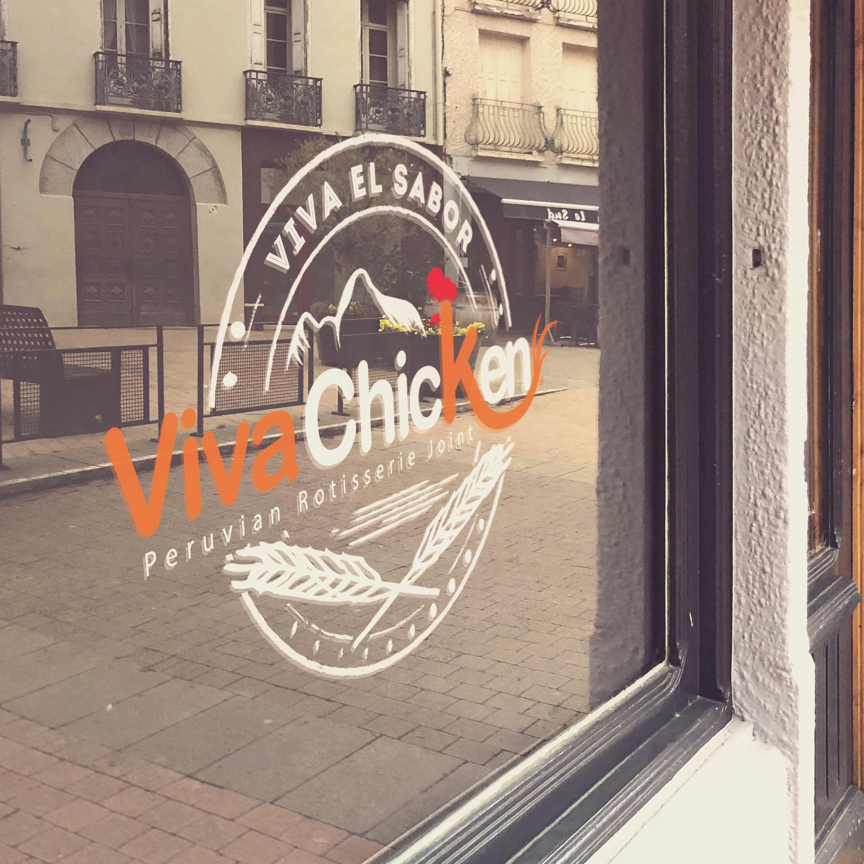 Peruvian Restaurant Logo Design branding chicken design food graphic design hispanic illustration latin logo logo design peruvian restaurant