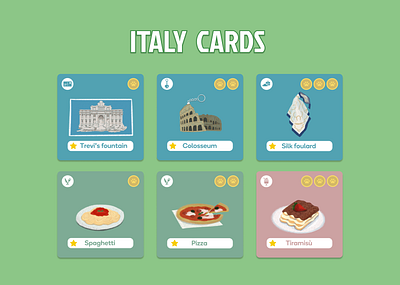 SO FUR SO GOOD - ITALY CARDS card game game design illustration