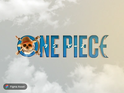 One Piece Live Action Jolly Roger made in Figma 3d assets branding design figma figma community freebie graphic design hero illustration isometric jolly roger logo luffy netflix one piece realistic strawhat vector