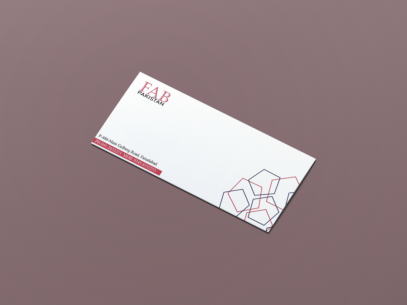 Envelope Design by Rubab Asif on Dribbble
