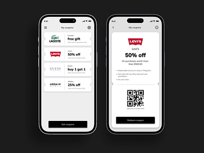 Daily UI Challenge - #061 dailyui dailyuichallenge redeem coupon redeem coupon design redeem coupon ui ui design uichallenge uidesign