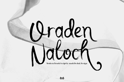 Oraden Naloch - Modern Handwritten 80s font 90s font beauty script branding font brush script cute font fashion font headline font instagram font invitation font ligature font moden script popular font swash font tiktok font wedding font