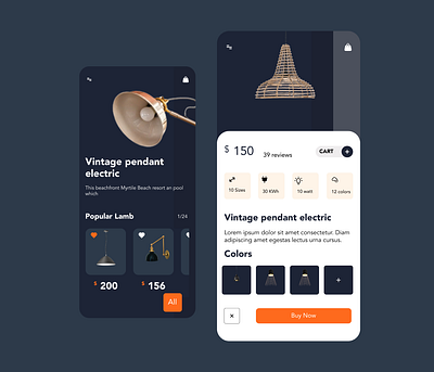 lamp vendor app daily ui dashboard design design graphic design typography ui website design