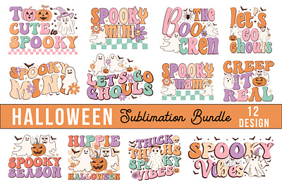 Halloween Sublimation Design Bundle art