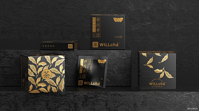 Head of Pica: I Design for the Three Major Tea Companies package design