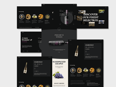 Winery Cuvée © 2023 branding figma graphic design interaction label design logo ui vine vinery vino vino website web design webflow website website design wine wine bottle winery winery website