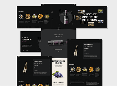 Winery Cuvée © 2023 branding figma graphic design interaction label design logo ui vine vinery vino vino website web design webflow website website design wine wine bottle winery winery website