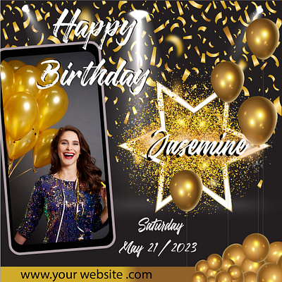 Birthday Party Flyer - Graphics
