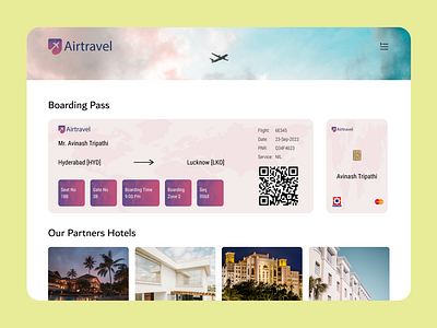 Boarding Pass #Day24 boarding pass dailyui day24 travel website ui design ux design