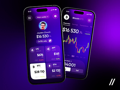 Crypto Wallet Mobile iOS App android animation app app design balance crypto cryptocurrency dashboard design ecommerce exchange ios mobile mobile app mobile ui motion online ui ux wallet