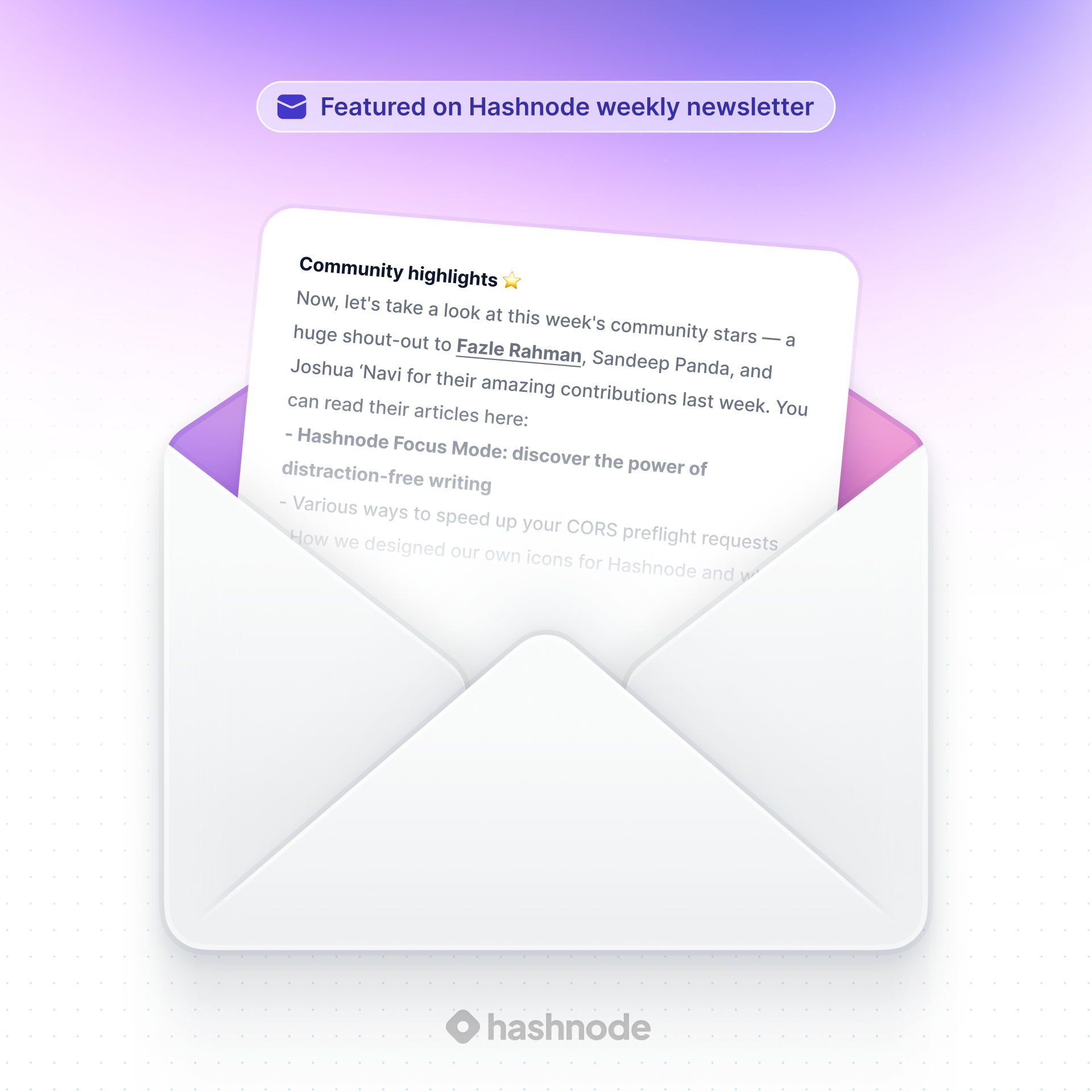 Banner for your weekly email when you are featured app banner branding design email email template featured banner graphic design graphics illustration logo motion graphics newsletter newsletter poster poster poster design product design ui ux vector