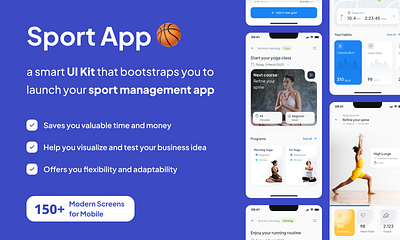 Sport App app ui ux