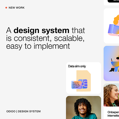 Odido design system frontend product designer re branding token studio ui