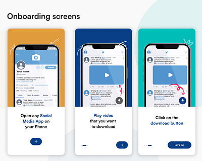 Onboarding Walkthrough Screens UI Design app appdesign design mobileapp ui uidesign ux uxdesign