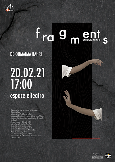 Fragments graphic design poster