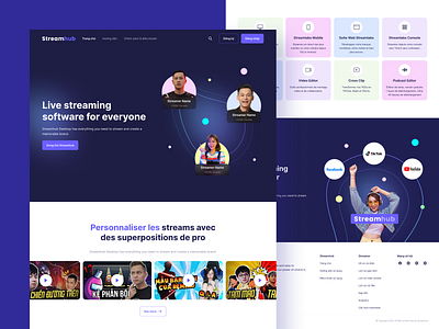 streamer donate platform ui website