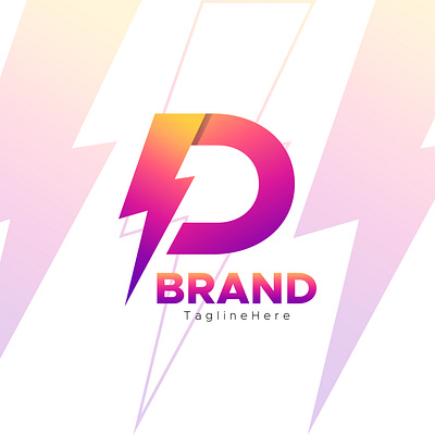 Creative Power Letter D Logo Template Design branding creative design logo power electrical logo pressure washing logos free vector