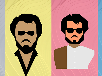 "Style" can't be any better........ cool graphic design illustration rajinikanth style ui