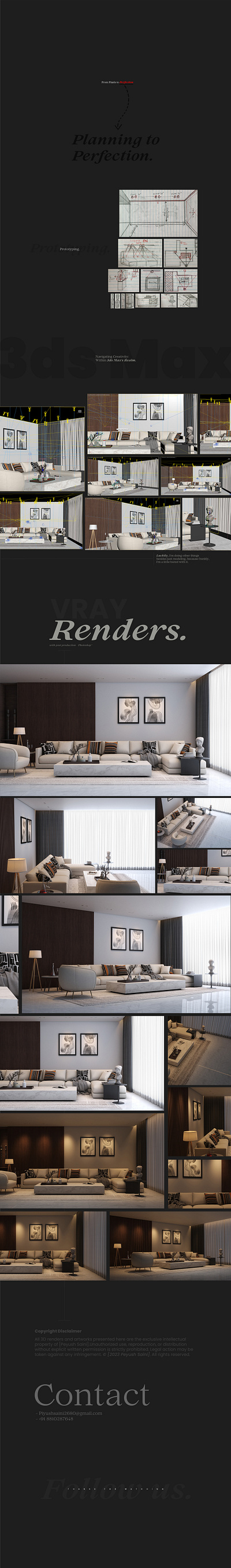 Photo-Realistic 3D Interior Renders using 3ds max + V-ray. 3d 3ds max ads of the world animation architecture artist branding corona creative ads design graphic design interior designing lighting modelling photo realistic renders prototyping sketching texturing visualization vray