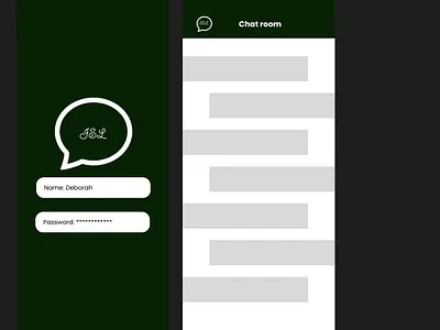 Chat Room app design graphic design mobile app typography ui ui experience ui interface uiux ux