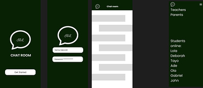 Chat Room app design graphic design mobile app typography ui ui experience ui interface uiux ux