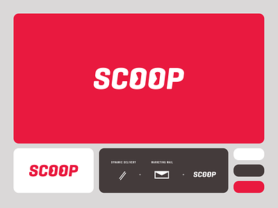 Scoop branding envelope logo logotype marketing email