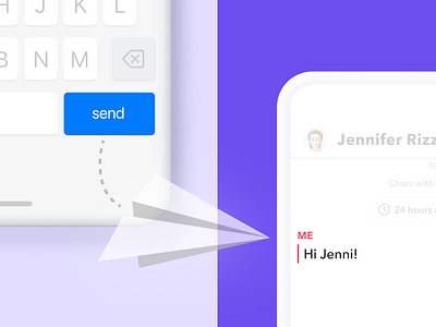 How to Prototype a Connected Messaging App on Two Devices 2 devices cross device interactiondesign messaging messaging app productdesign protopie prototype prototyping send a message snapchat tutorial ui