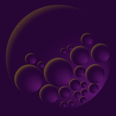 balls on a burgundy background branding design graphic design illustration logo vector