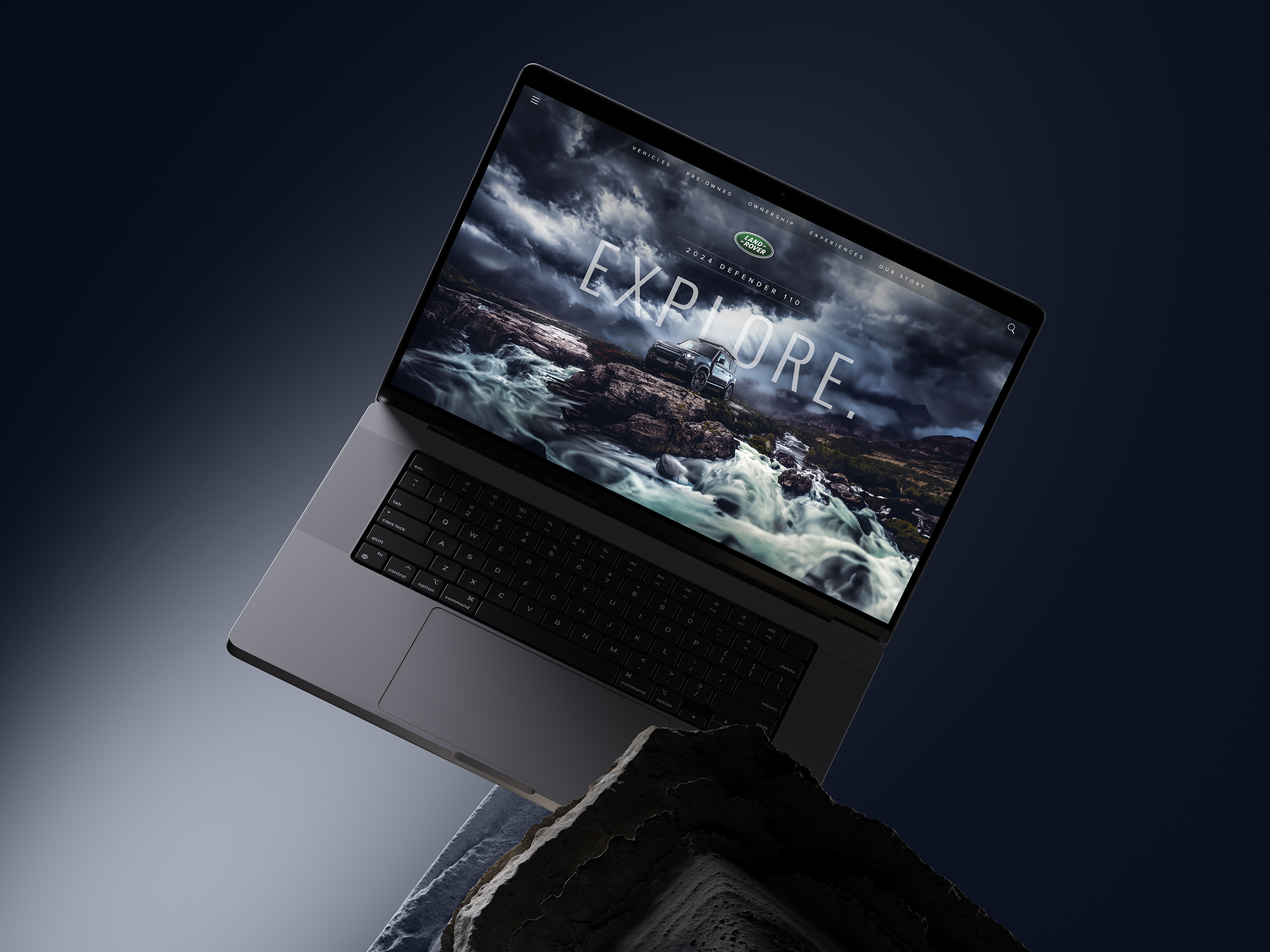 Land Rover Defender 110 : Website automotive defender defender 110 design ecommerce interactive interface land rover ui user interface website