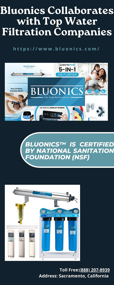 Bluonics Collaborates with Top Water Filtration Companies water filtration companies water filtration treatment