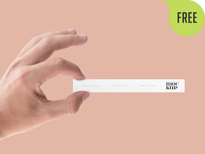 Disposable Perfume Test Strip in Hand – Free Mockup PSD brand branding cologne cosmetic disposable essence fragrance free freebie hand logo mockup paper perfume perfumery pregnancy scent strip test test strip