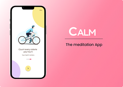Animation as seemless as it has to be.... appdesign branding calm design excerise fitness meditation ui uidesign