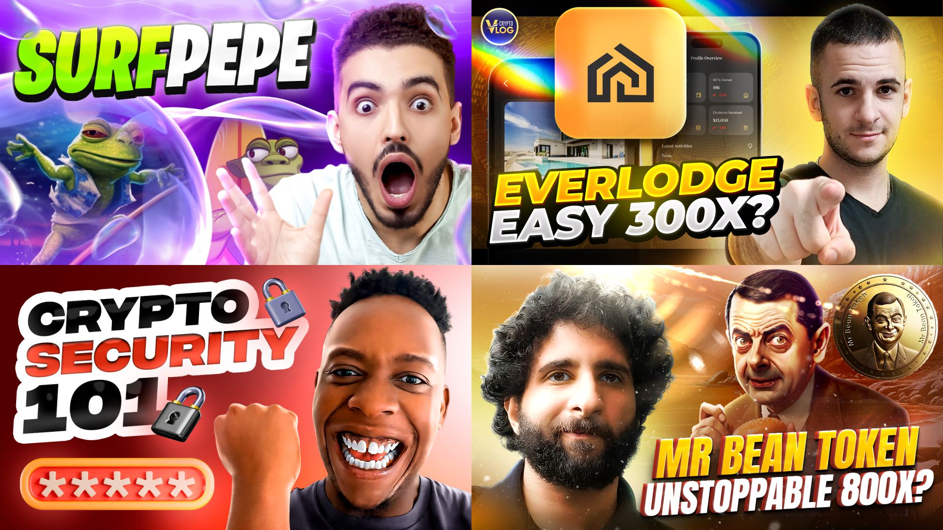 YOUTUBE THUMBNAIL DESIGNS FOR CRYPTO CHANNELS VOL.1 by Ilya Shab on Dribbble