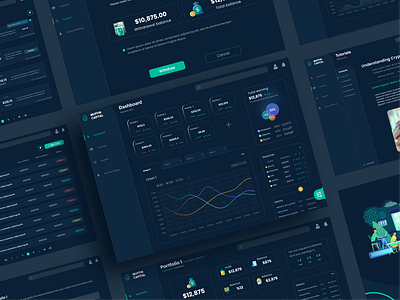 Crypto Fund Management Dashboard crypto cryptoinvestments cryptomanagement dashboard digitalcurrency figma ui ux website