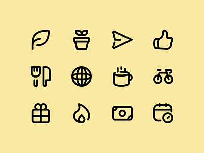 Akar Icons banknote bicycle calendar free icons freebie gift globe iconography icons leaf like line icons money open source paper plane pictograms rounded icons stroke icons system icons thumb up