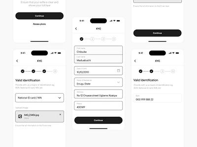 KYC Exhibit A bankingapp design fintech fintechapp kyc mobileapp mobiledesign mobilefintech productdesign techapp typography ui uidesign ux webdesign