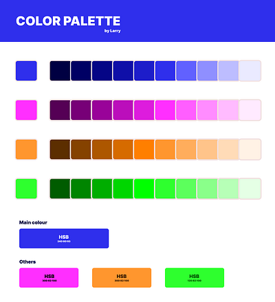Color Palette square palette