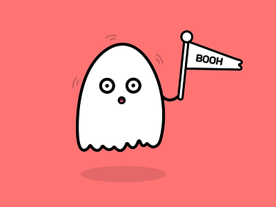 Ghost booh branding design dribbble ghost halloween illus illustration logo shot ui uidesign ux