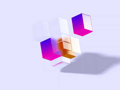 3D Cubes 3d adobe animation designer figma illustrations motion graphics spline ui visual designer