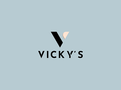 VICKY'S Wordmark Logo! branding clean logo graphic design logo modern logo wordmark logo