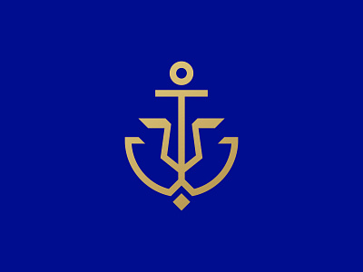 Anchor Lion Logo anchor logo app branding icon lion logo logo luxury lion marine ocean sea
