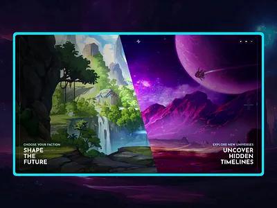 RED COLLAR X Starfall Games: A website in 4 weeks 3d b2b blender crypto crypto game design futuristic galaxy game design game page game scene gaming website graphic design illustration motion graphics ui web design webdesign website