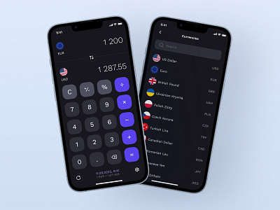 #004 (Currency Exchange Calculator) app calculator converter currency dailyui ui