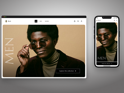 Buzz app design concept fashion product design responsive design ui ux web