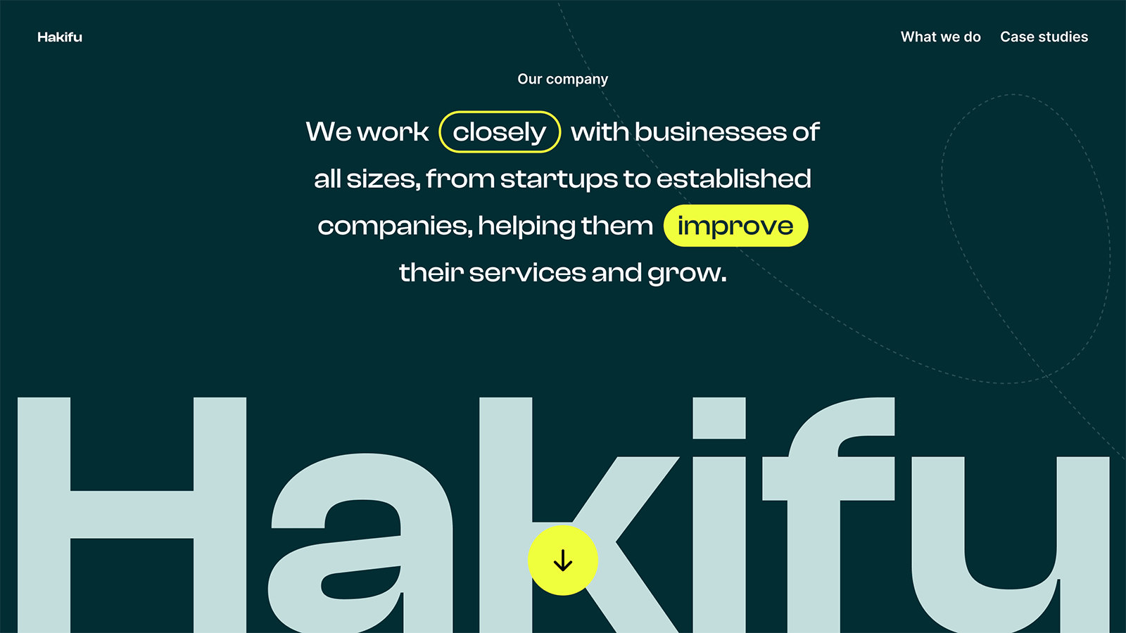 1 Week Discovery Sprint — Hakifu branding clean concepts creative direction design digital discovery minimal style direction ui ux web website