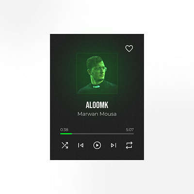Music Player mobile app music player ui ux