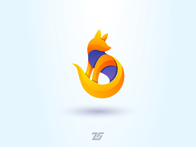 Fox 3d amazing logo animal art awesome logo branding colorful creative design fantasy fox gradient logo graphic design identity illustration logo logos modern orange wild